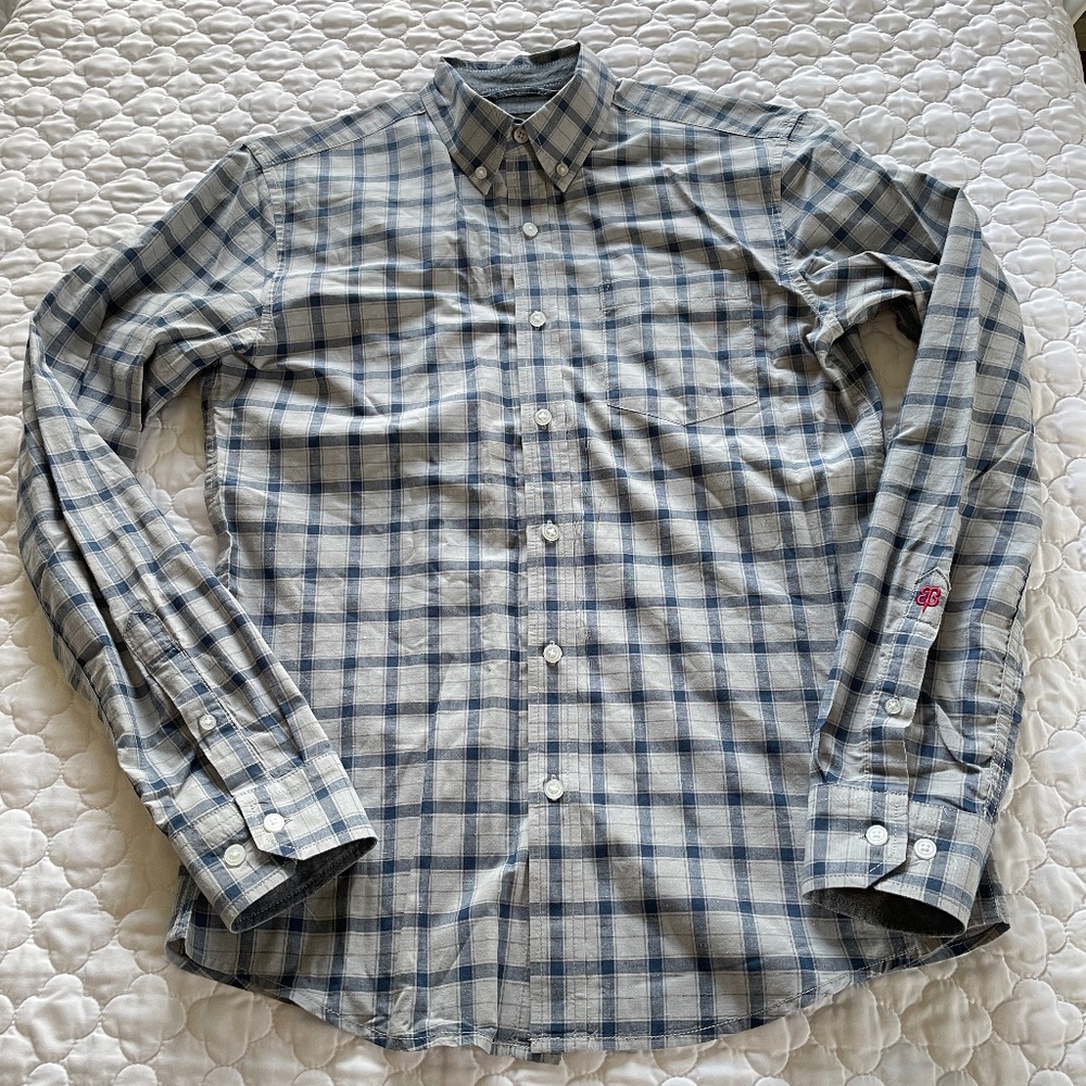 Betabrand Button Down Shirt Size Small Organic‎ Cotton